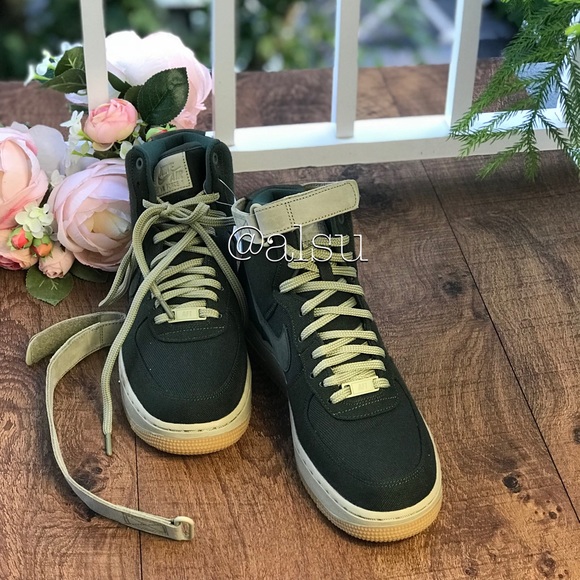 NWT Nike Air Force 1 HIGht UT Sequoia Green WMNS - Picture 5 of 7
